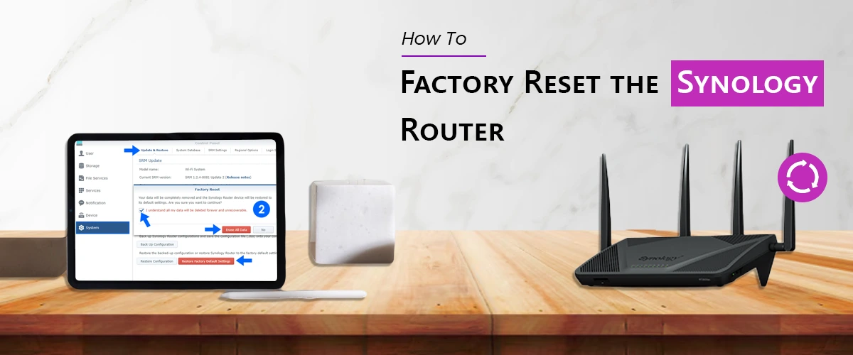 How to Factory Reset the Synology Router?
